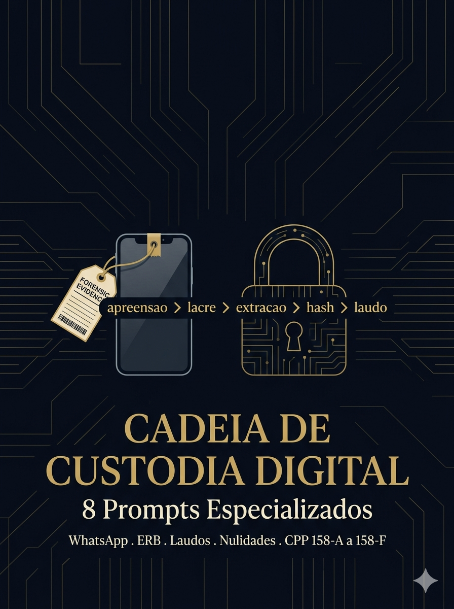 Pacote Cadeia de Custódia Digital